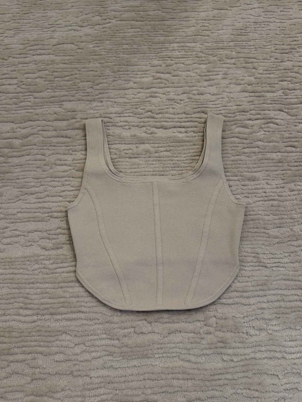 Aritzia babaton sculpt knit bustier tank
